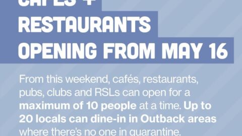 Cafes and restaurants opening from 16th May
