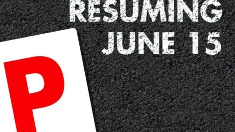 Practical driver tests to resume from 15th June