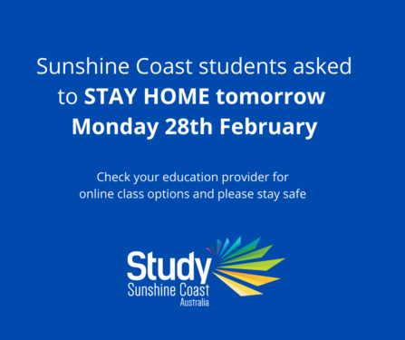 Sunshine Coast schools closed on Monday 28th February 2022