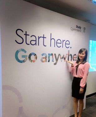 My opportunity to meet international education leaders and share my story…