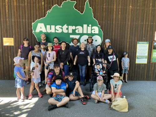 Student fun at Australia Zoo