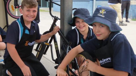 Students build bikes for better future