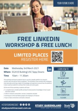 Free LinkedIn workshop at USC tomorrow