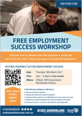 Free job success workshop tomorrow – registrations still open!