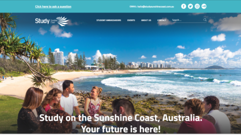 New Study Sunshine Coast website